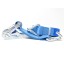 8m Blue 50mm Load Securing Strap 5000Kg Rating With Claw Hooks